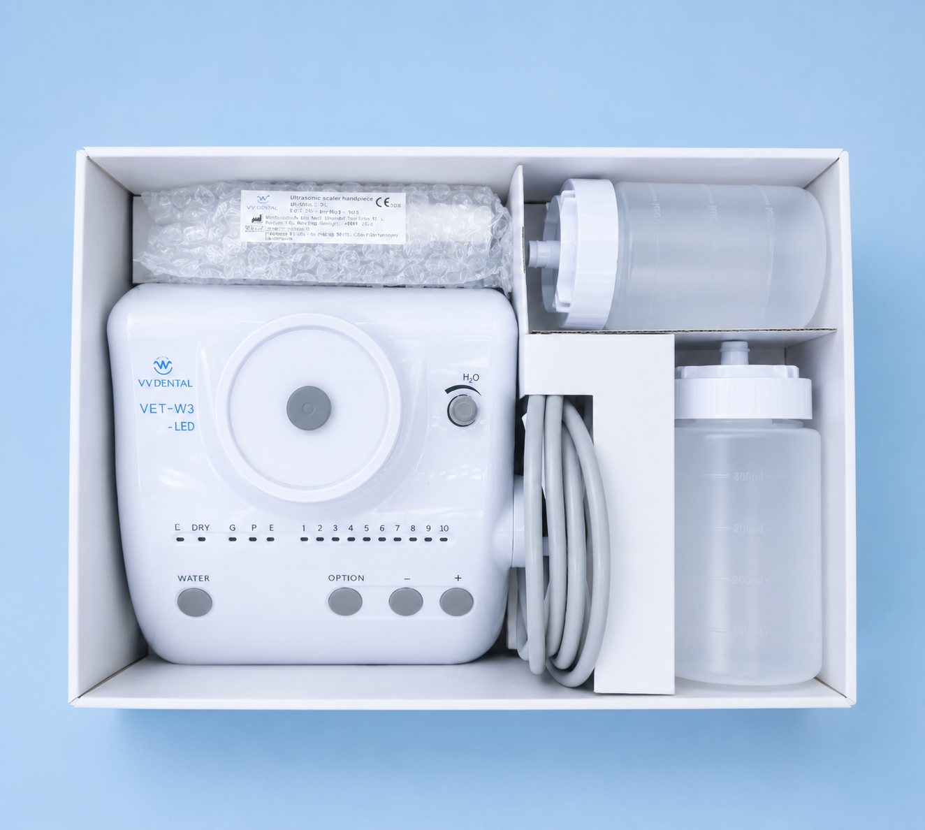 دستگاه جرم گیر اولتراسونیک VVDental مدل VET-W3 LED(سه کاره)